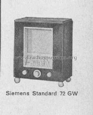 Standard 72GW; Siemens & Halske, - (ID = 377282) Radio