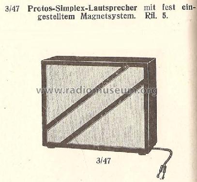 Simplex Rfl5; Siemens & Halske, - (ID = 1105891) Speaker-P