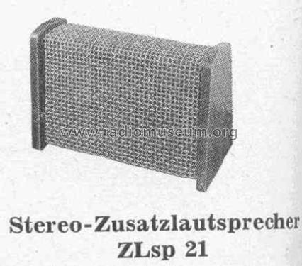 Stereo-Zusatzlautsprecher ZLsp21; Siemens & Halske, - (ID = 374597) Speaker-P