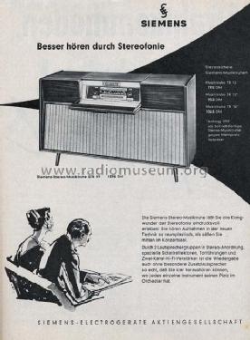 Stereo-Musiktruhe STR19; Siemens & Halske, - (ID = 360718) Radio