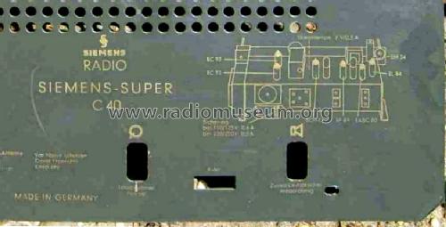 Super C40L; Siemens & Halske, - (ID = 995300) Radio