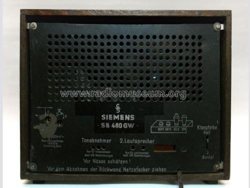 Super SB480GW; Siemens & Halske, - (ID = 553767) Radio