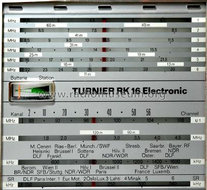 Turnier RK16 Electronic; Siemens & Halske, - (ID = 2517938) Radio