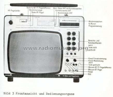 TV- Bild- und Pegeltester S43204-M-A; Siemens & Halske, - (ID = 2056699) Equipment