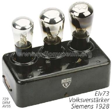 Volksverstärker Elv 73; Siemens & Halske, - (ID = 927) Ampl/Mixer