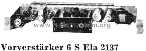 Vorverstärker 6S Ela2137; Siemens & Halske, - (ID = 107148) Ampl/Mixer