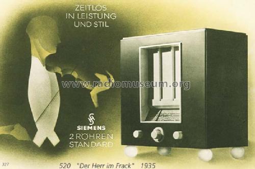 Zweiröhren Standard 520GWL; Siemens & Halske, - (ID = 953) Radio