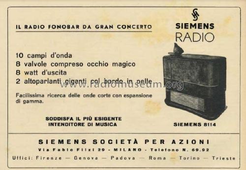8114; Siemens Italia; (ID = 2907433) Radio