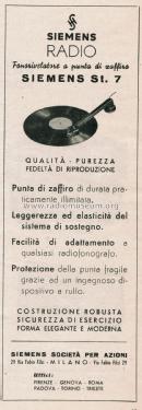 Fonorivelatore St. 7; Siemens Italia; (ID = 2671963) Microphone/PU