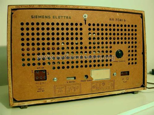 RR7041B; Siemens Italia; (ID = 422014) Radio