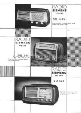 SM523; Siemens Italia; (ID = 214112) Radio