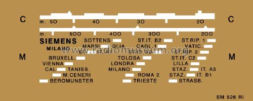 SM526; Siemens Italia; (ID = 1682223) Radio