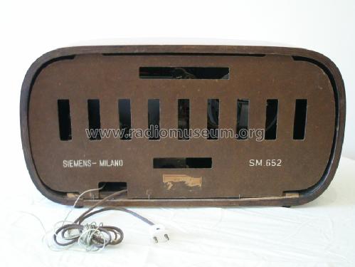 SM652; Siemens Italia; (ID = 921655) Radio