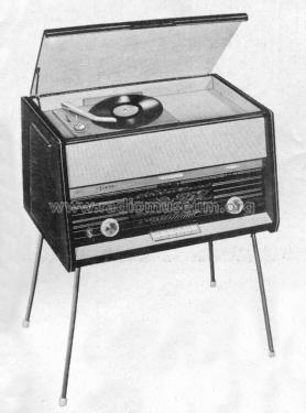 Stereo-tafelfonoradio S.8011A; Siera; Belgien (ID = 3005947) Radio