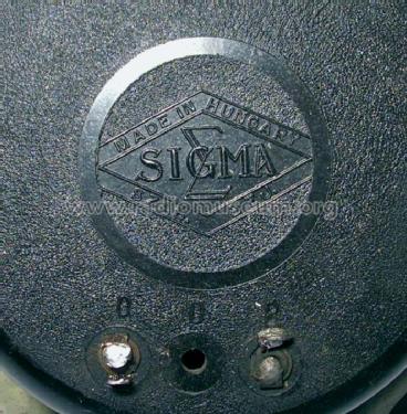 Sigma S940; Sigma; Budapest (ID = 884968) Speaker-P