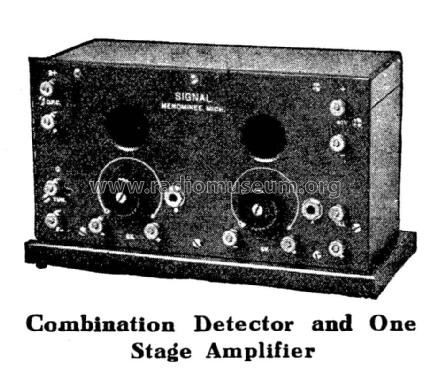 Detector and One Stage Amplifier ; Signal Electric Mfg. (ID = 998326) mod-pre26