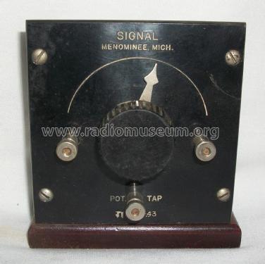 Mounted Potentiometer Type R-43; Signal Electric Mfg. (ID = 1787724) Radio part