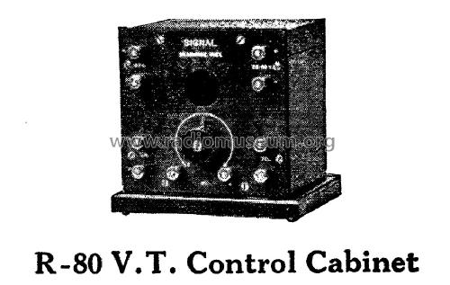 Vacuum Tube Control Cabinet R-80; Signal Electric Mfg. (ID = 982581) mod-pre26