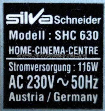 Home-Cinema-Centre SHC630; Silva Tonmöbel, (ID = 2671992) Radio