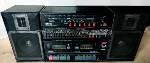 MW/LW/SW/FM Stereo Radio Double Cassette Tape Recorder New Wave 7007; Silva Tonmöbel, (ID = 3051124) Radio