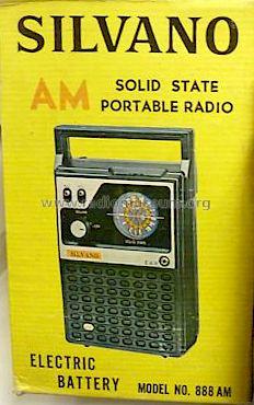 AM Solid State Portable Radio 888-AM; Silvano, Kyoei (ID = 1015825) Radio