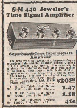 Time Signal Amplifier SM 440; Silver - Marshall; (ID = 2442361) Radio