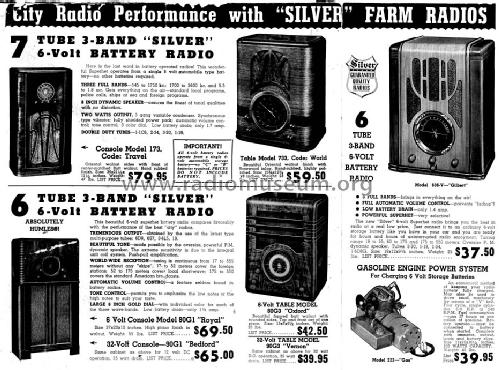 173 Travel ; Silver Mfg. Co.; (ID = 1354908) Radio