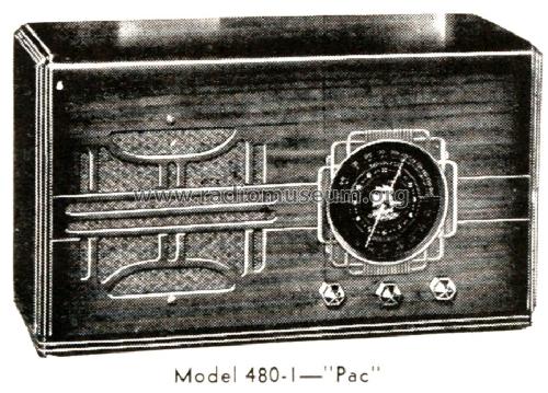 480-I Pac ; Silver Mfg. Co.; (ID = 1355437) Radio