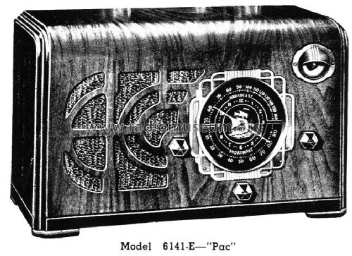 6141-E Pac ; Silver Mfg. Co.; (ID = 1354346) Radio