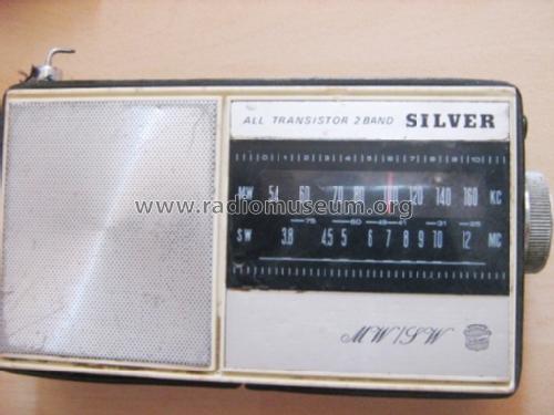 All-Transistor 2 Band MW/SW 8S-40; Silver Brand - Shin- (ID = 1323173) Radio