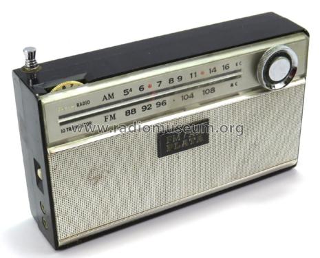 Plata AM/FM 10 Transistor 10TF-530; Silver Brand - Shin- (ID = 2970734) Radio