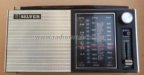 Solid State FM / MW / SW 3 Band Radio 10F277; Silver Brand - Shin- (ID = 3001866) Radio