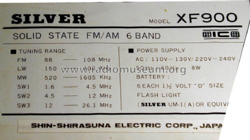 Space Master XF900; Silver Brand - Shin- (ID = 1356654) Radio