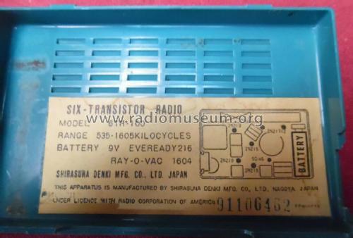 Suntone Six Transistor 6TR-100; Silver Brand - Shin- (ID = 2438425) Radio