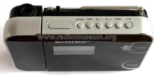 Silvercrest Projection Clock Radio SPUV 90 A1; SilverCrest / Silver (ID = 3005021) Radio