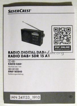 Silvercrest Radio DAB+/FM/Bluetooth Radio Silver SDR | SilverCrest / Radiomuseum