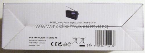 Silvercrest DAB+/FM/Bluetooth Radio SDR 15 A1; SilverCrest / Silver (ID = 2811584) Radio