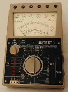 Unitest 1; Simeto, PGH; (ID = 2947663) Equipment