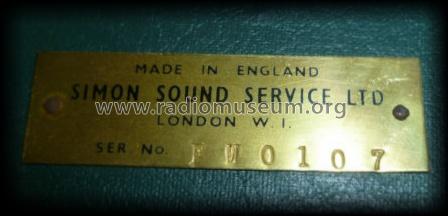 FM Tuner ; Simon Sound Services (ID = 1516548) Radio