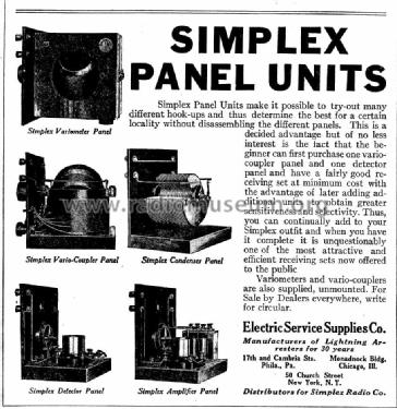 Panels ; Simplex Radio Co.; (ID = 983462) Radio