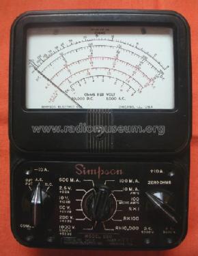 Volt-Ohm-Milliammeter 260 Series 2 ; Simpson Electric Co. (ID = 945150) Ausrüstung