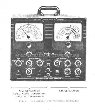 TV-FM Signal Generator 479; Simpson Electric Co. (ID = 350808) Ausrüstung