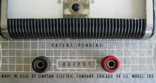 Capacohmeter - In-circuit Capacitor Leakage Tester 383; Simpson Electric Co. (ID = 1545946) Equipment