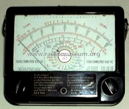 Volt-Ohm-Milliammeter 262 Series 2 ; Simpson Electric Co. (ID = 148306) Equipment