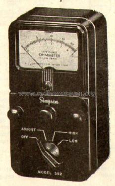 Low-Ohmmeter 362; Simpson Electric Co. (ID = 540059) Equipment
