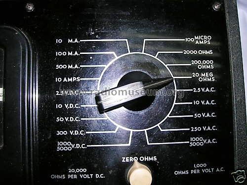 Roto Ranger AC-DC Volt-Ohm-Microammeter 221; Simpson Electric Co. (ID = 653048) Ausrüstung