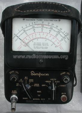 Vacuum Tube Volt-Ohmmeter 303 ; Simpson Electric Co. (ID = 955883) Equipment