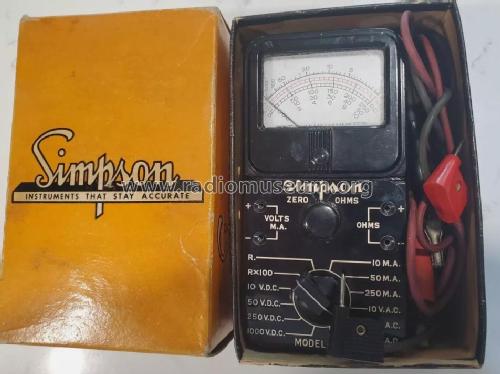 Volt-Ohm-Milliammeter 230; Simpson Electric Co. (ID = 3070696) Equipment