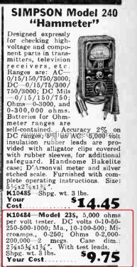 Volt-Ohm-Milliammeter 235; Simpson Electric Co. (ID = 2848266) Equipment