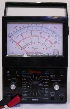 Volt-Ohm-Milliammeter 260 Series 6XLP; Simpson Electric Co. (ID = 2602137) Ausrüstung